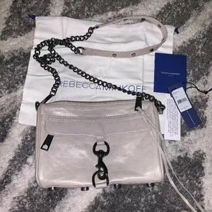 Rebecca Minkoff Mini MAC Crossbody In Putty